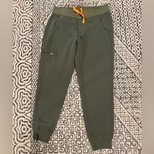 NWT Figs Moss Zamora Petite Small Jogger Scrub Pants